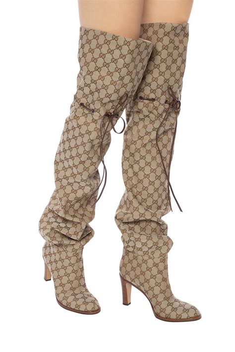 gucci boots deals|thigh high gucci boots.